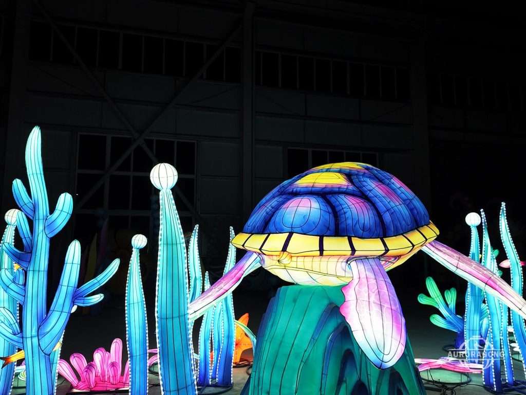 giant turtle lantern decoration for outdoor light festival