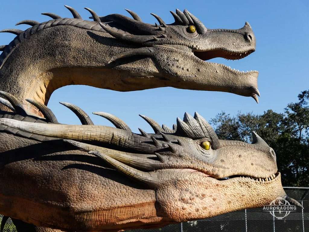 Animatronic Western Dragon Head Model