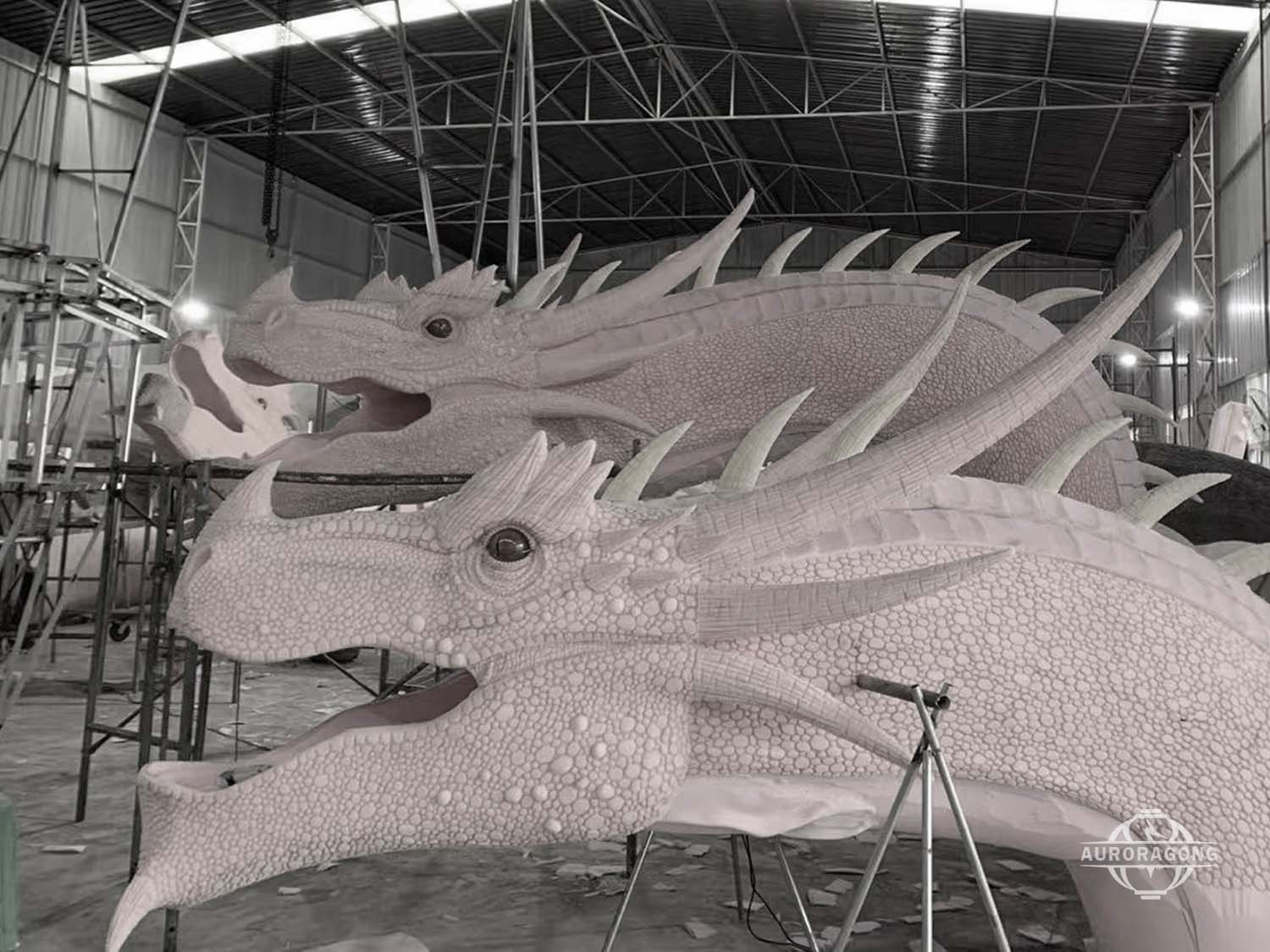 Animatronic Western Dragon (before coloring)