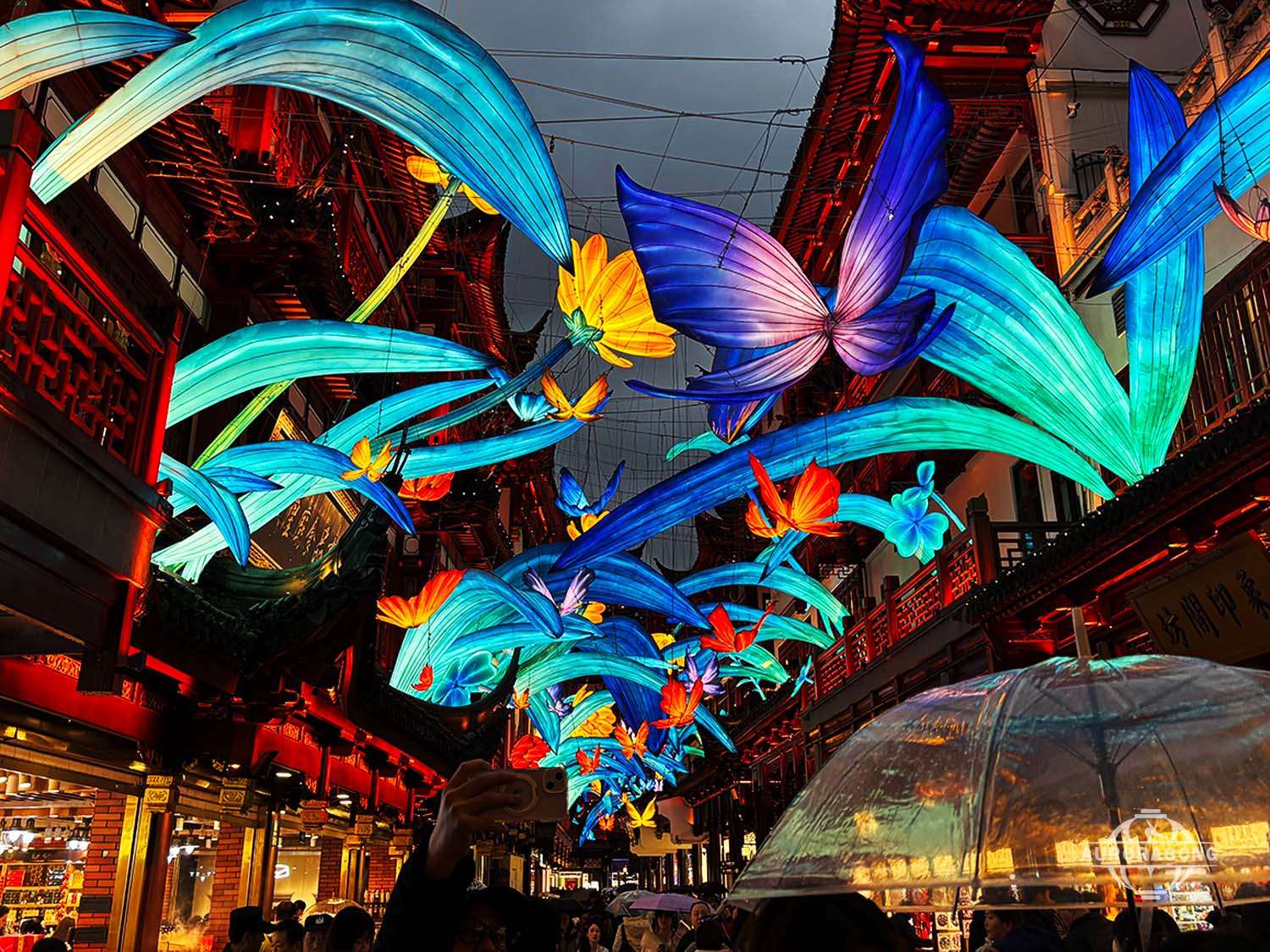 Chinese Art Flower Lanterns for Garden Lantern Festival