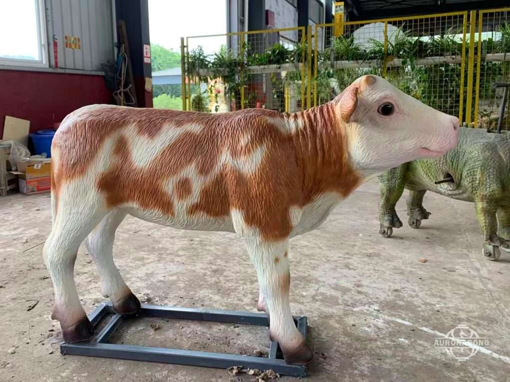Farm Themed Animatronic Cow