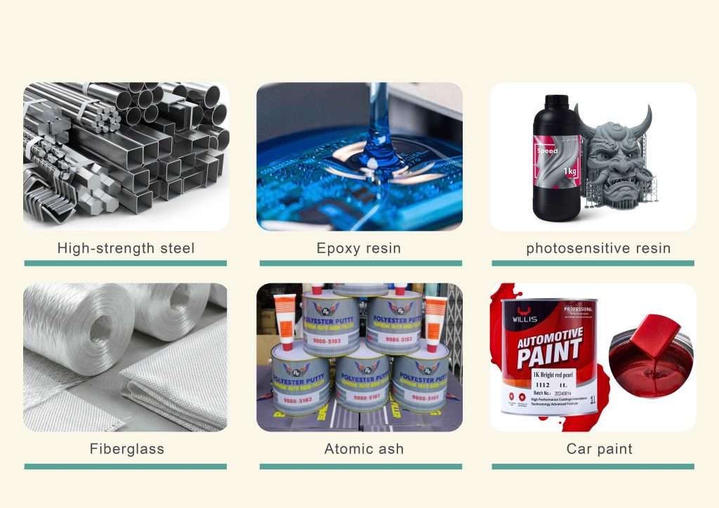 Fiberglass mold material selection