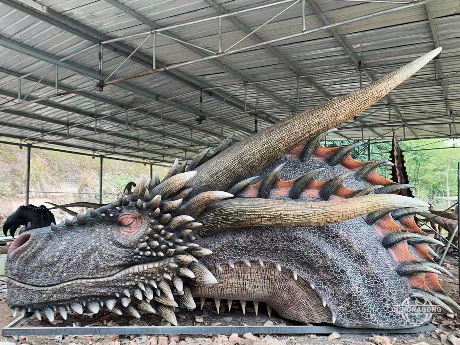 Factory-assembled Giant Animatronic Dragon