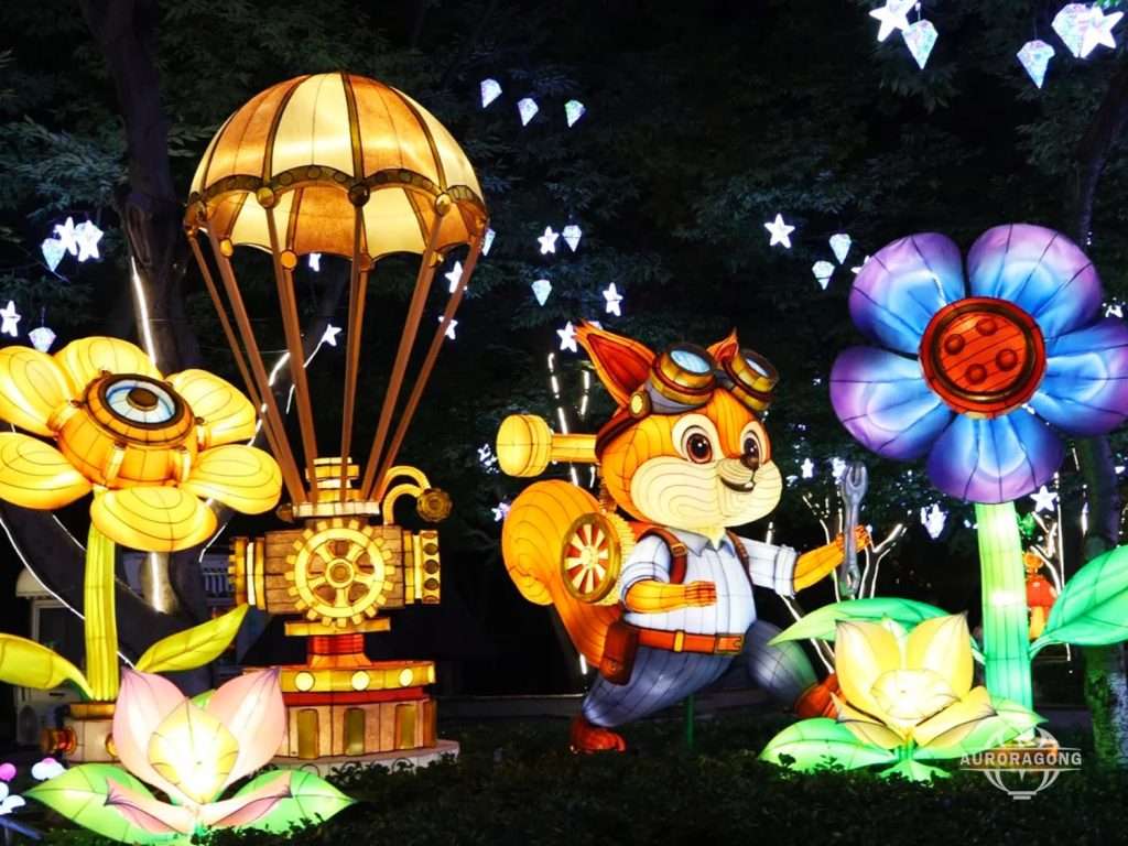LED Chinese cat Lanterns
