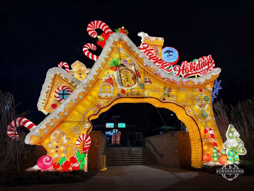 Large Outdoor Christmas Holiday Lanterns for Decoration