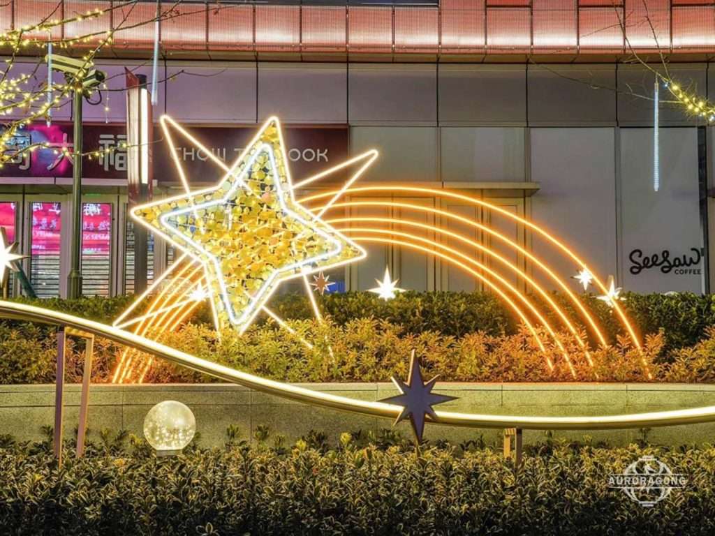 Christmas Light Sculpture for Festivals