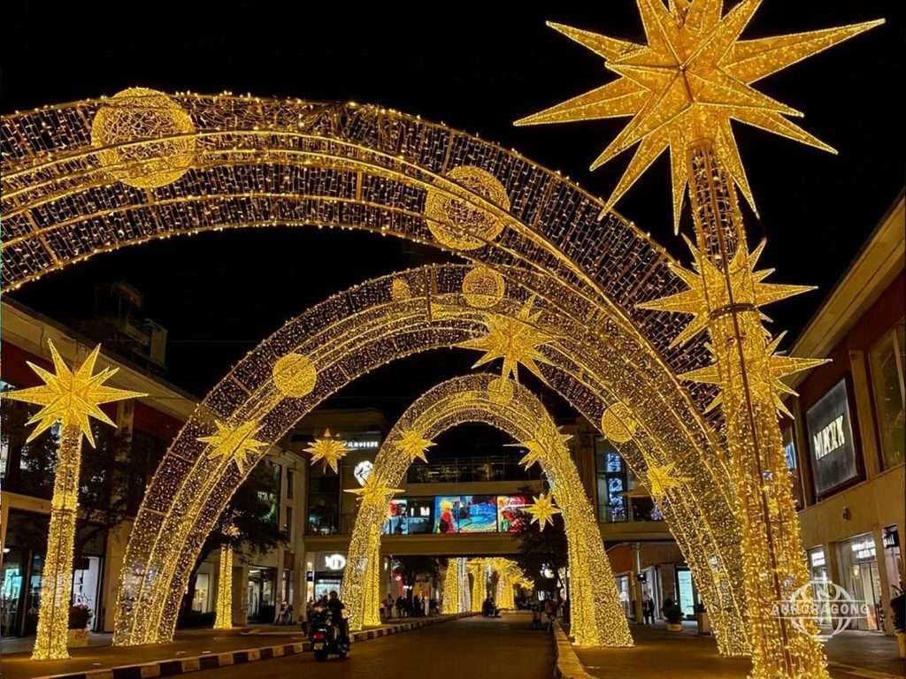 Christmas Light Sculpture for Parks