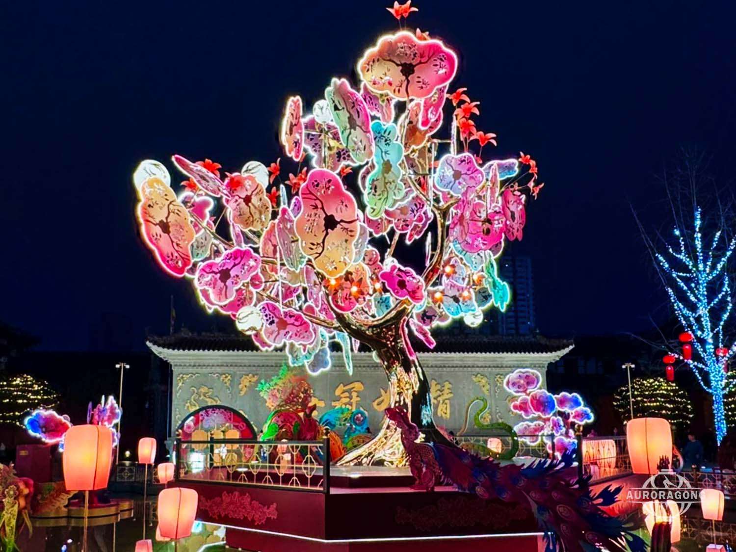 Outdoor Tree And Plants Lantern