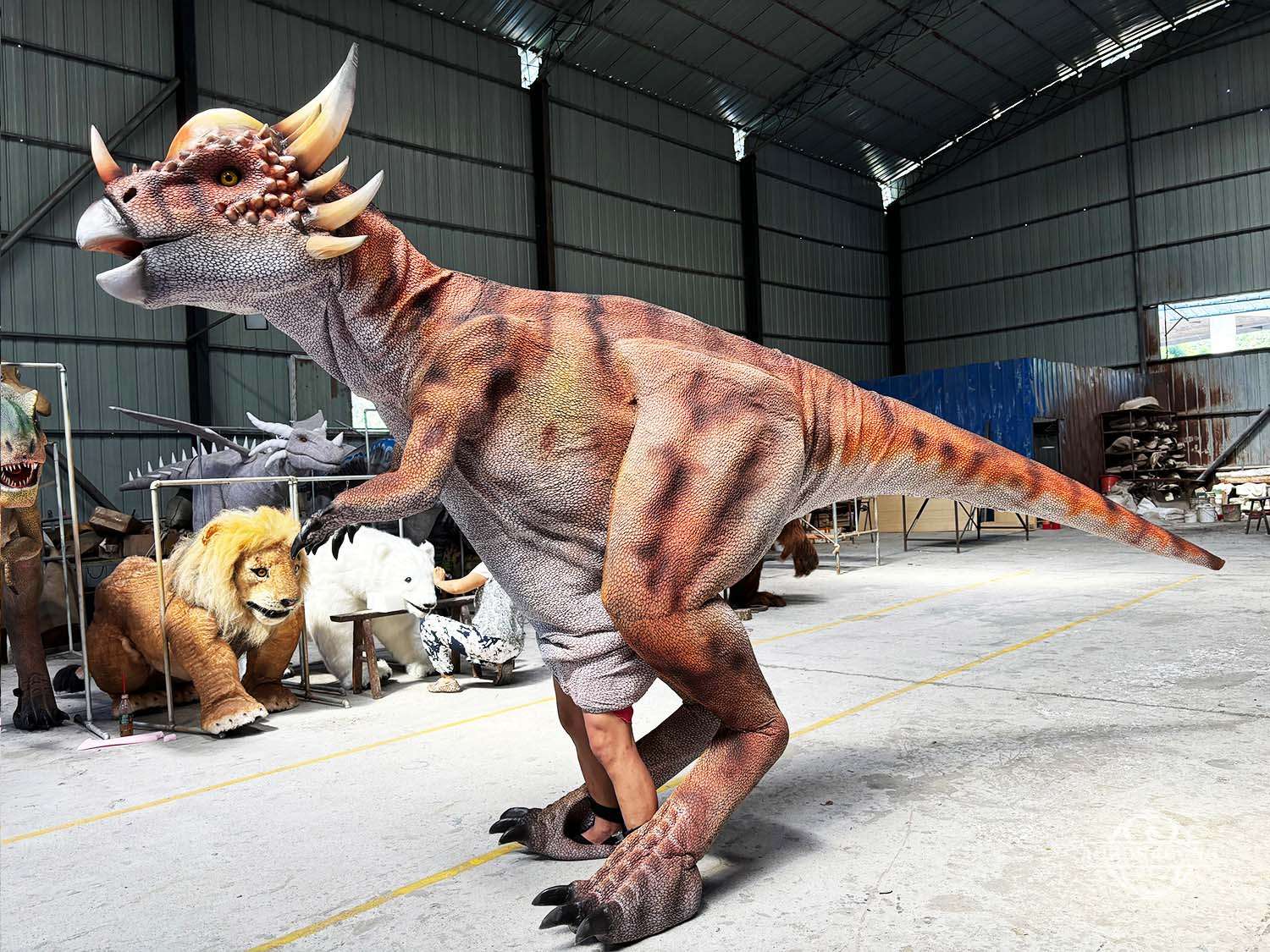 Real Pachycephalosaurus Dinosaur