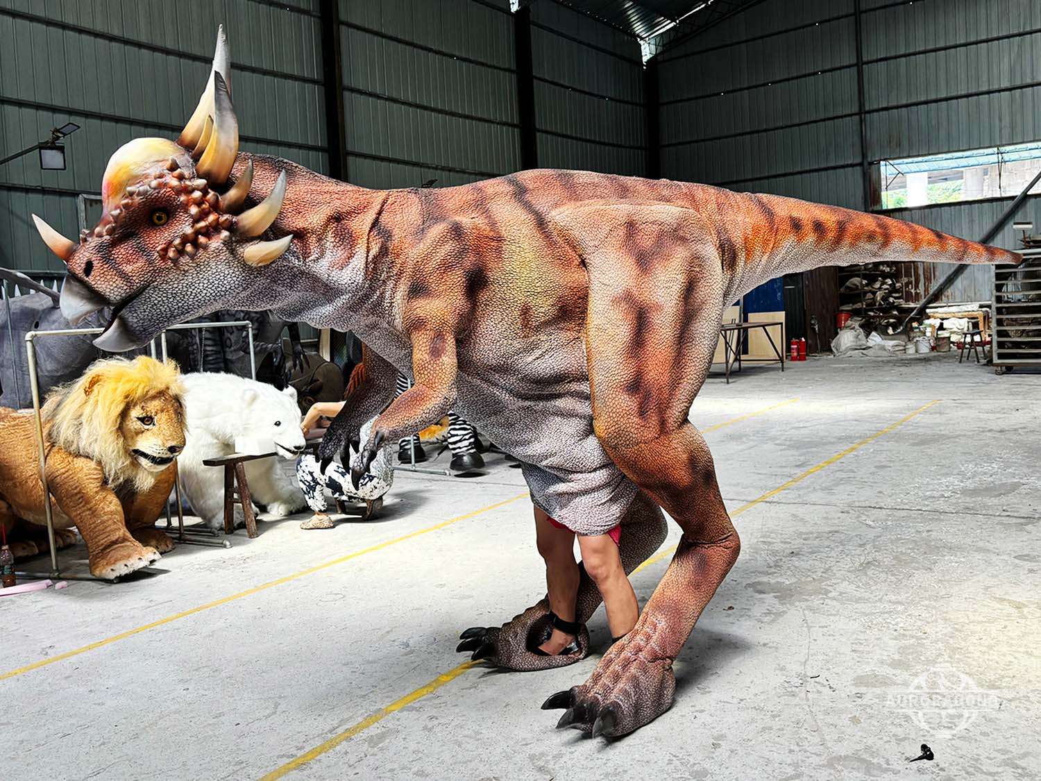 Real Pachycephalosaurus Dinosaur