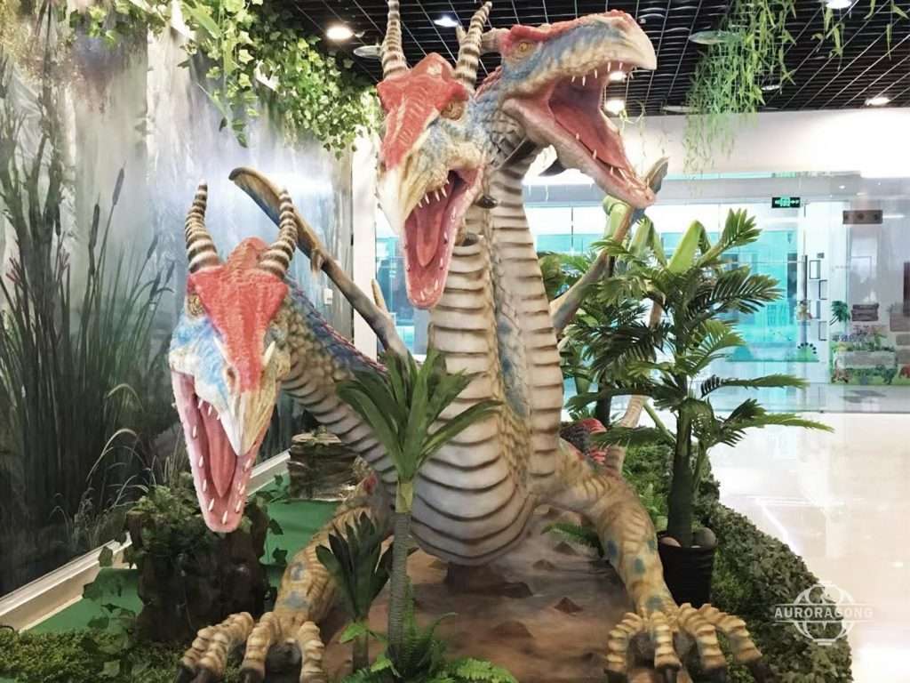 Exhibition Animatronics Dragon with Realistic Movements