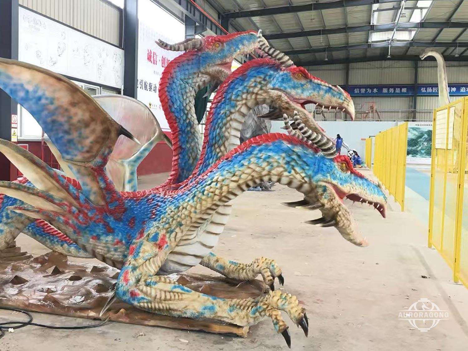 Durable Exhibition Animatronics Dragon Built by AuroraGong