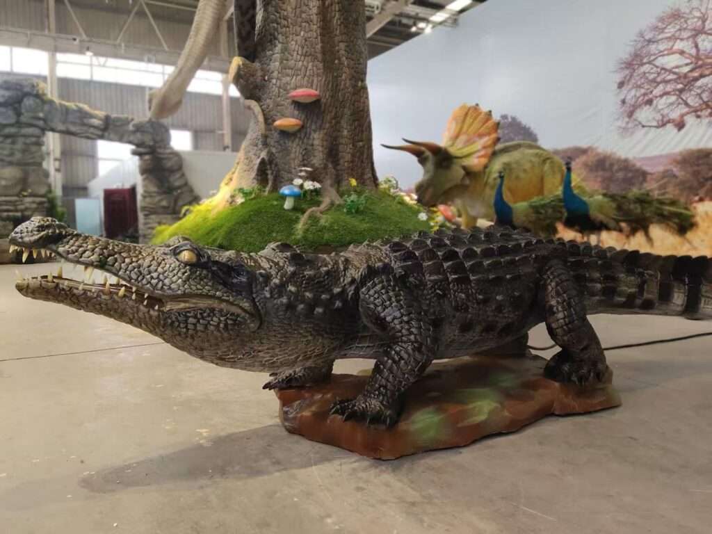 animatronic crocodile