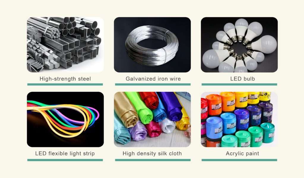 Main Materials for Jellyfish Lantern