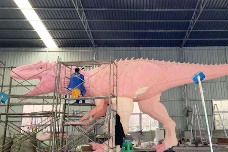 realistic animatronic dinosaur making process