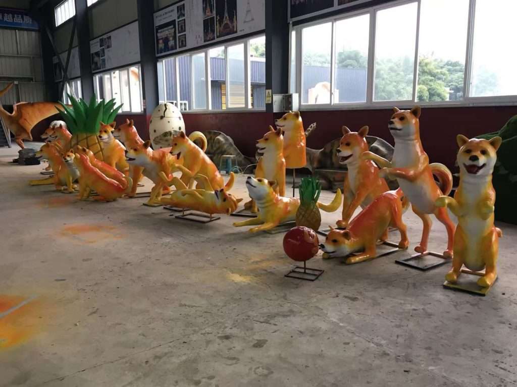 animal sculptures