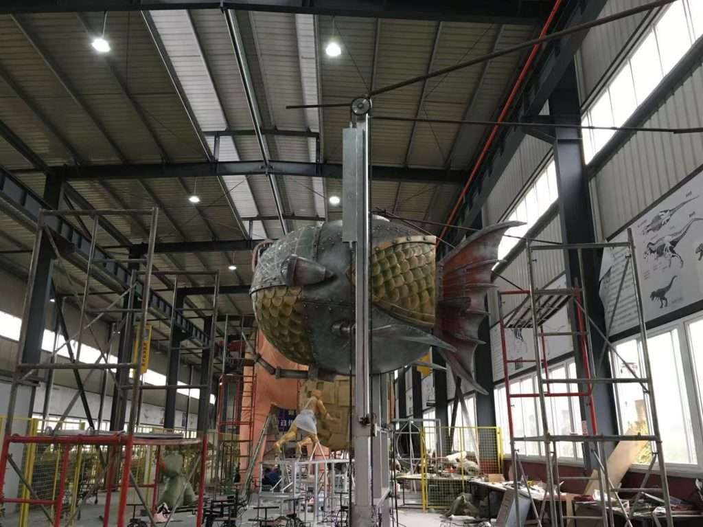 Dinosaur mold production