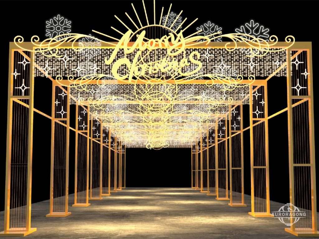 Large Shopping Mall Christmas Lantern Decorations