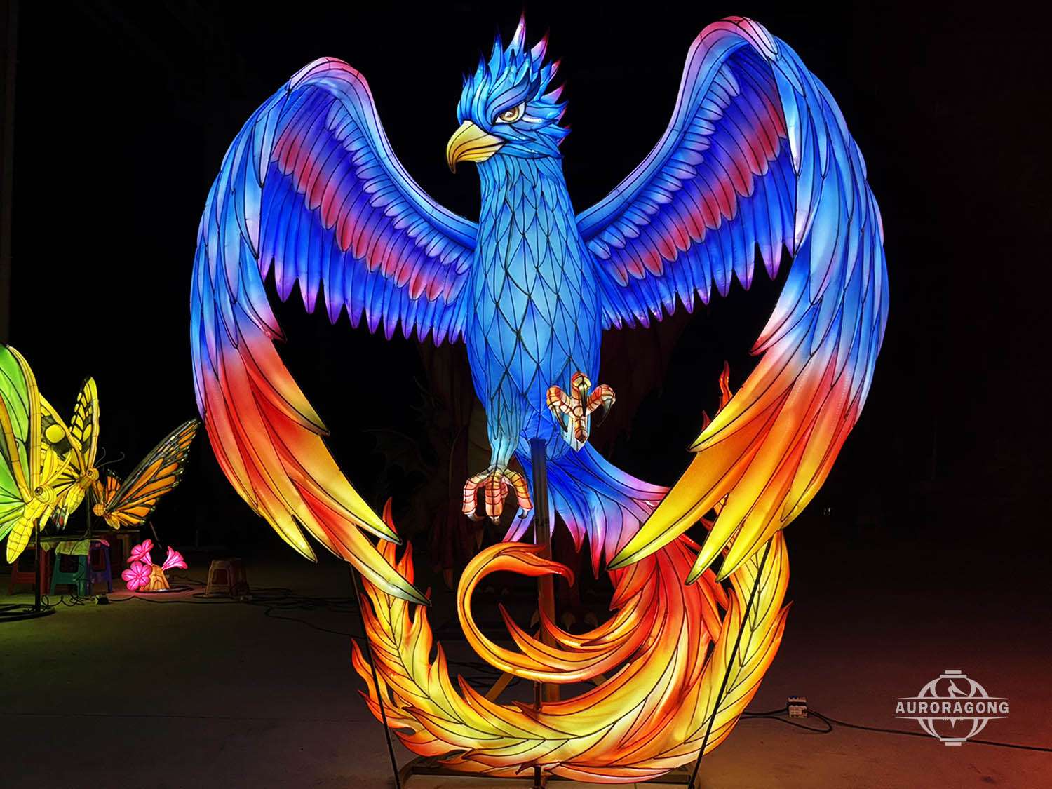blue phoenix lantern