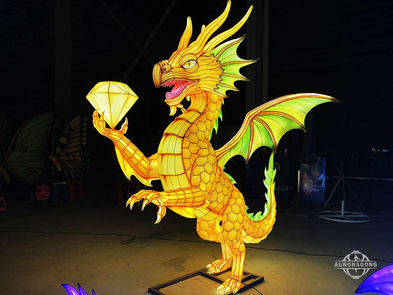 Western Dragon Lantern 2