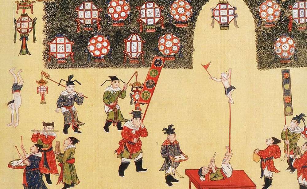 Paper lanterns from the Tang and Song dynasties