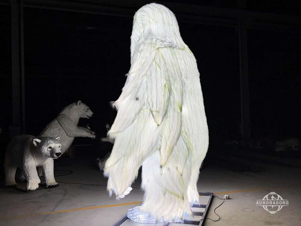 Lifelike Yeti Lantern