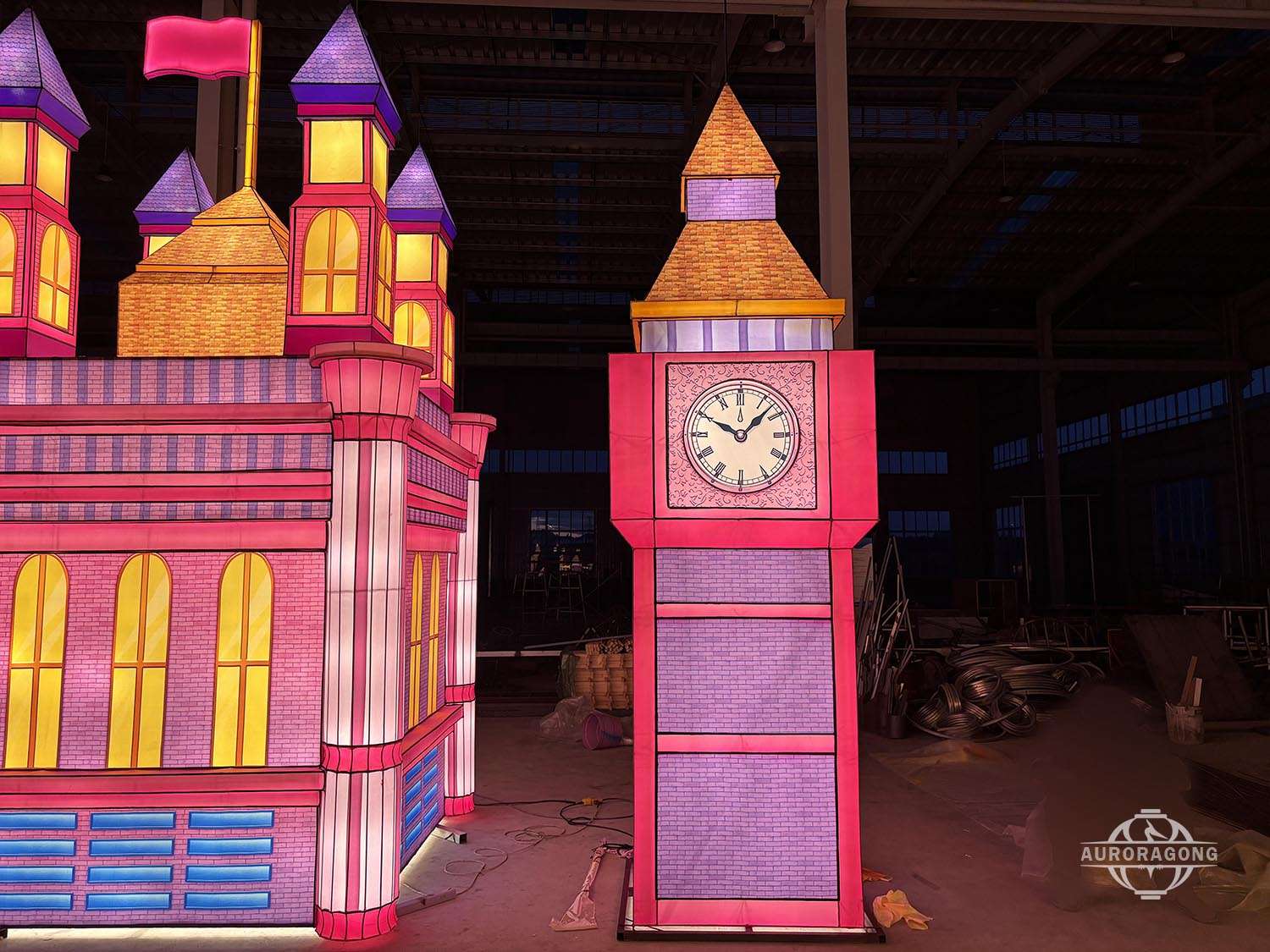 Pink Castle Lantern