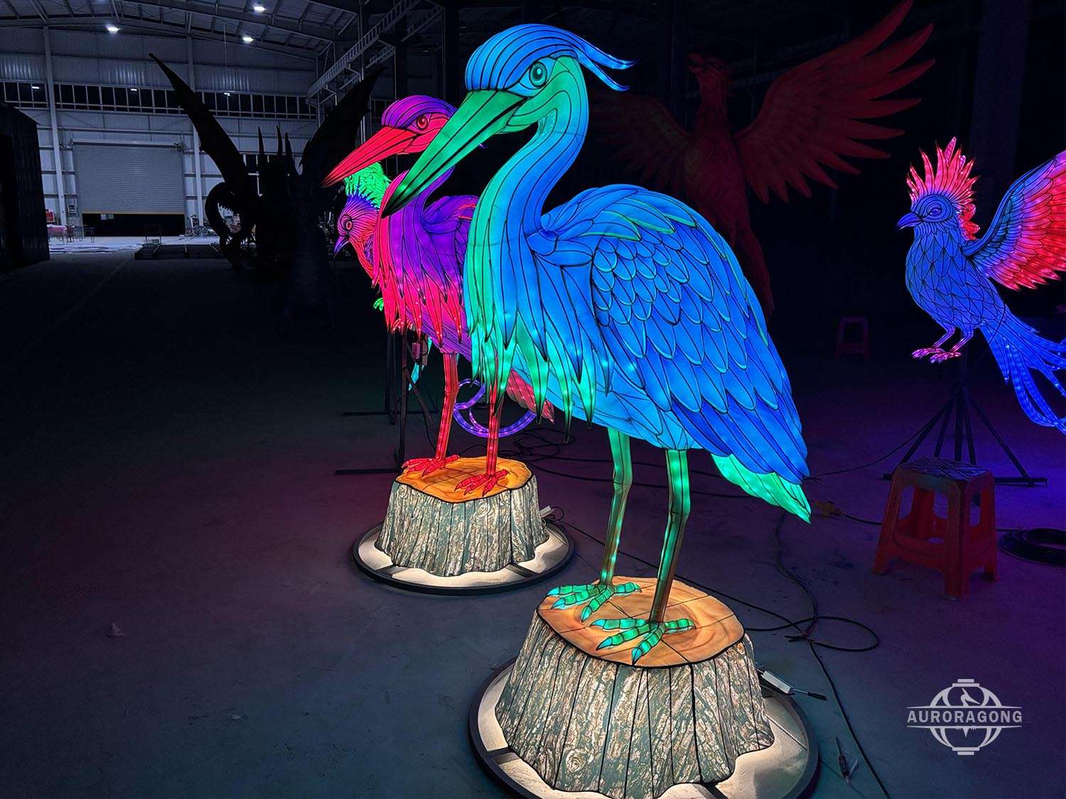 LED Giant Birds Lanterns
