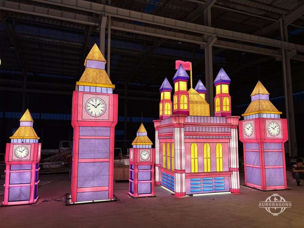 Miniature Landscape Castle Lantern