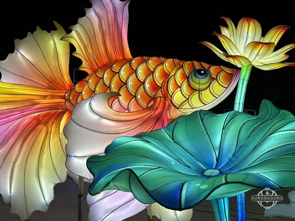 Chinese Lantern Festival Exhibition - gold goldfish