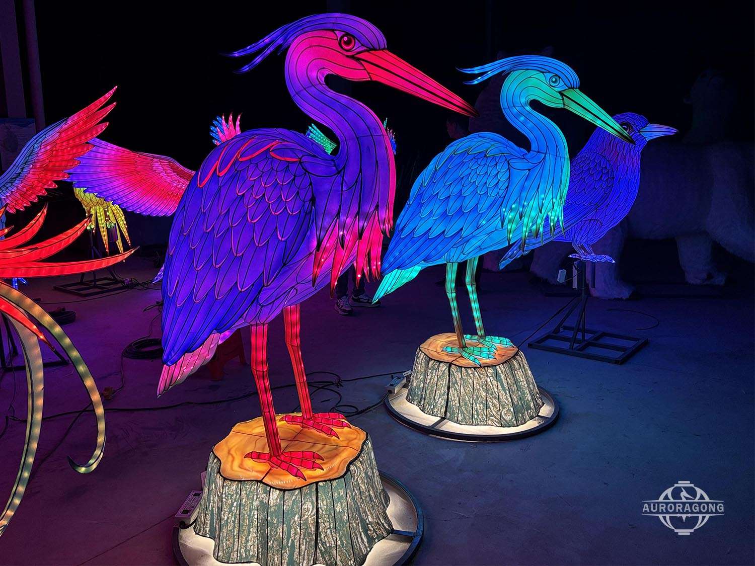 LED Giant Birds Lanterns