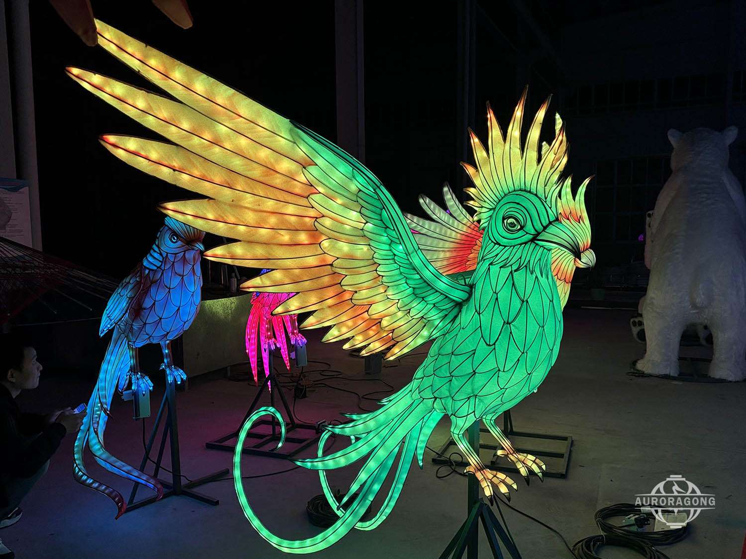 Custom Themed Bird Lighting Halloween Lantern