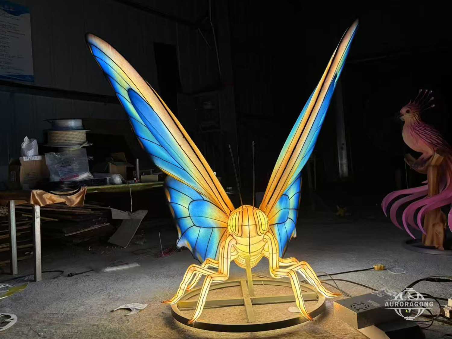 Christmas Lights Butterfly Lantern