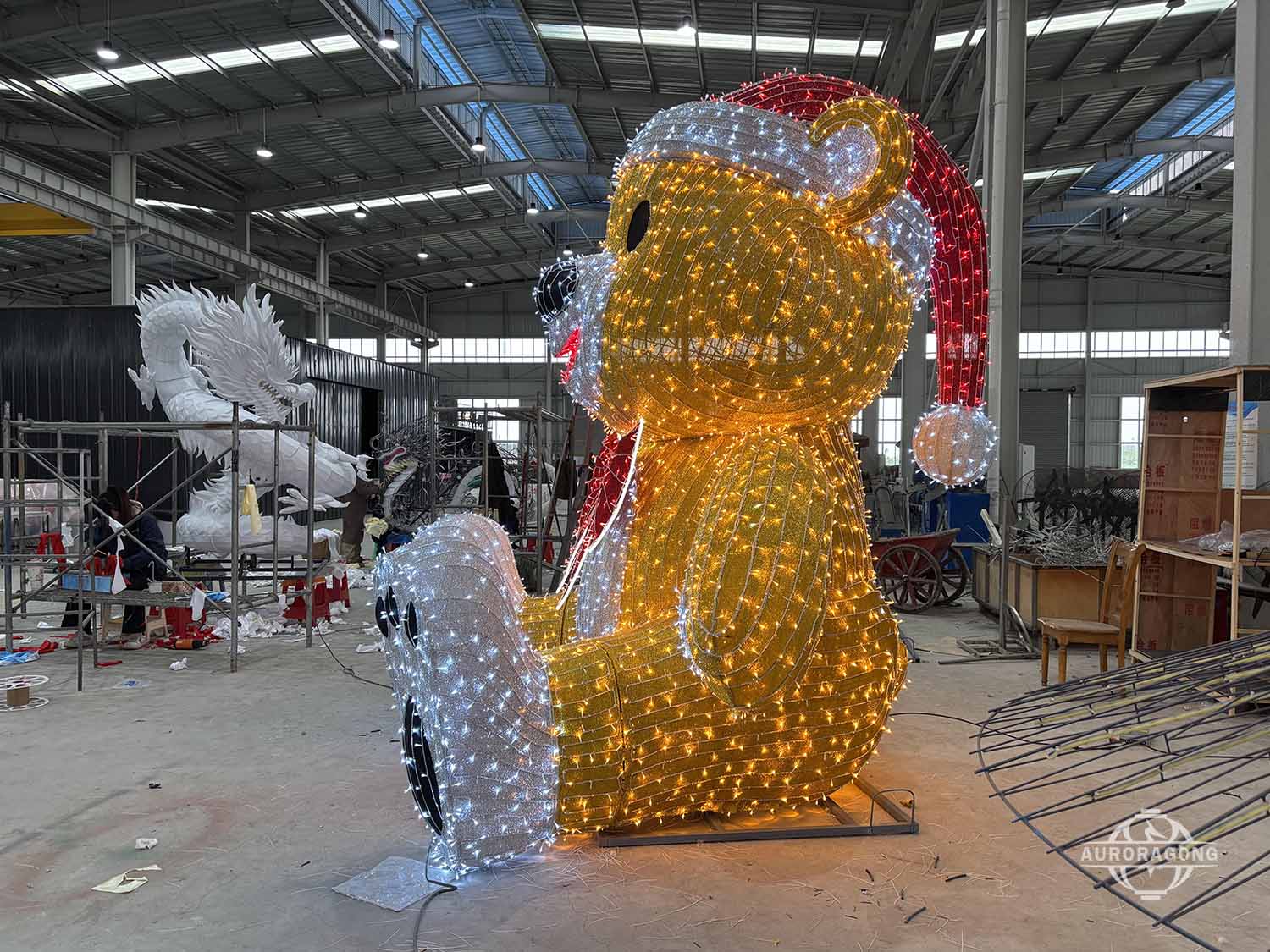 LED Bear Figures Lantern