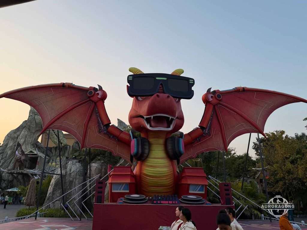 Flying Dragon And Dinosaur Lantern