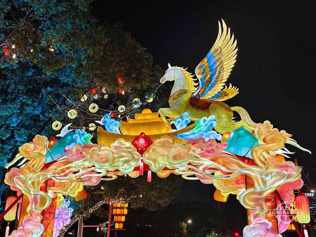 Chinese Cultural Themed Lantern Installation