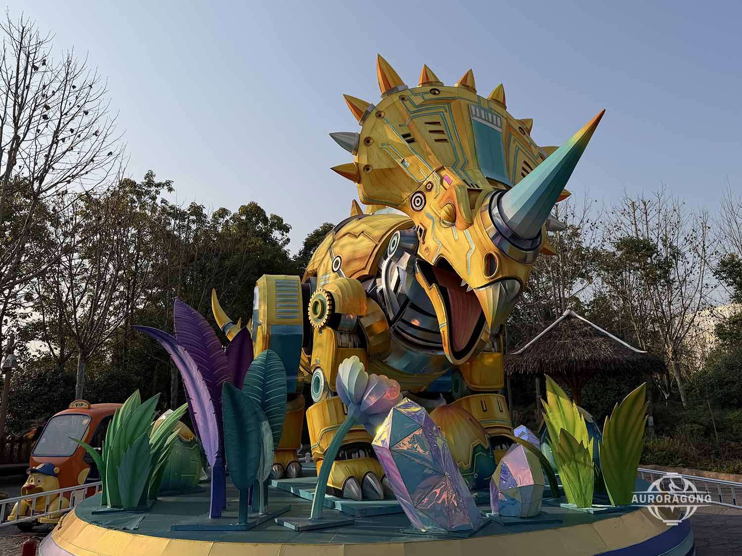 Giant Triceratops Lighting Model