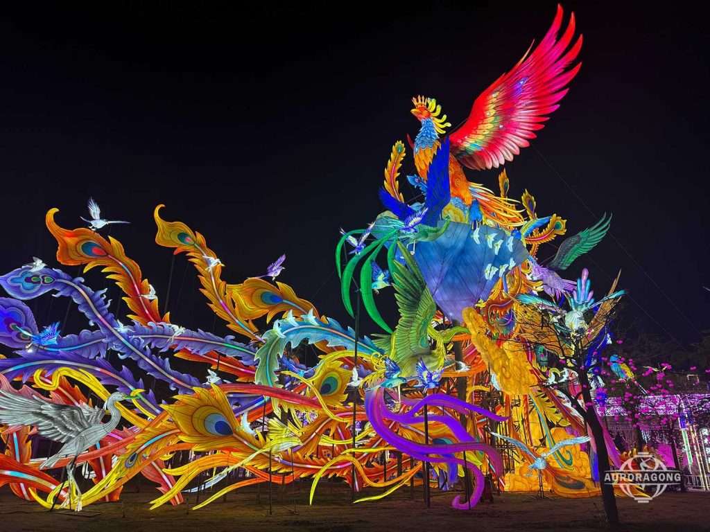 Mythical Phoenix Lantern for Theme Parks