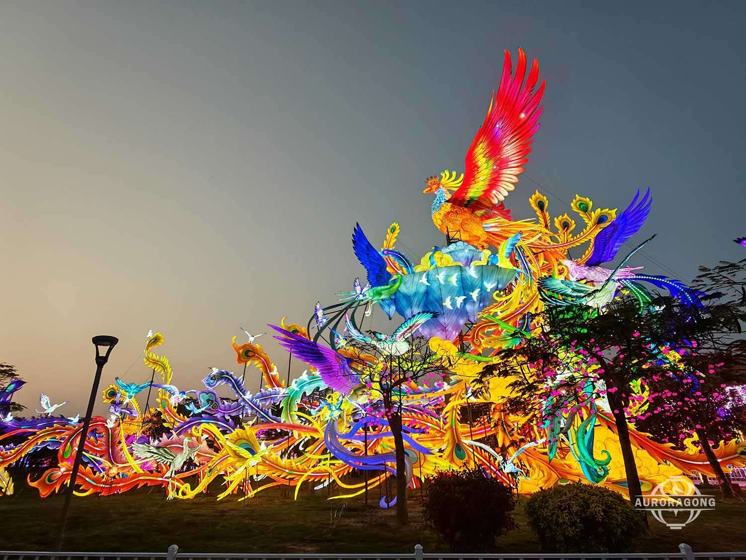 The magnificent Mythical Phoenix Lantern