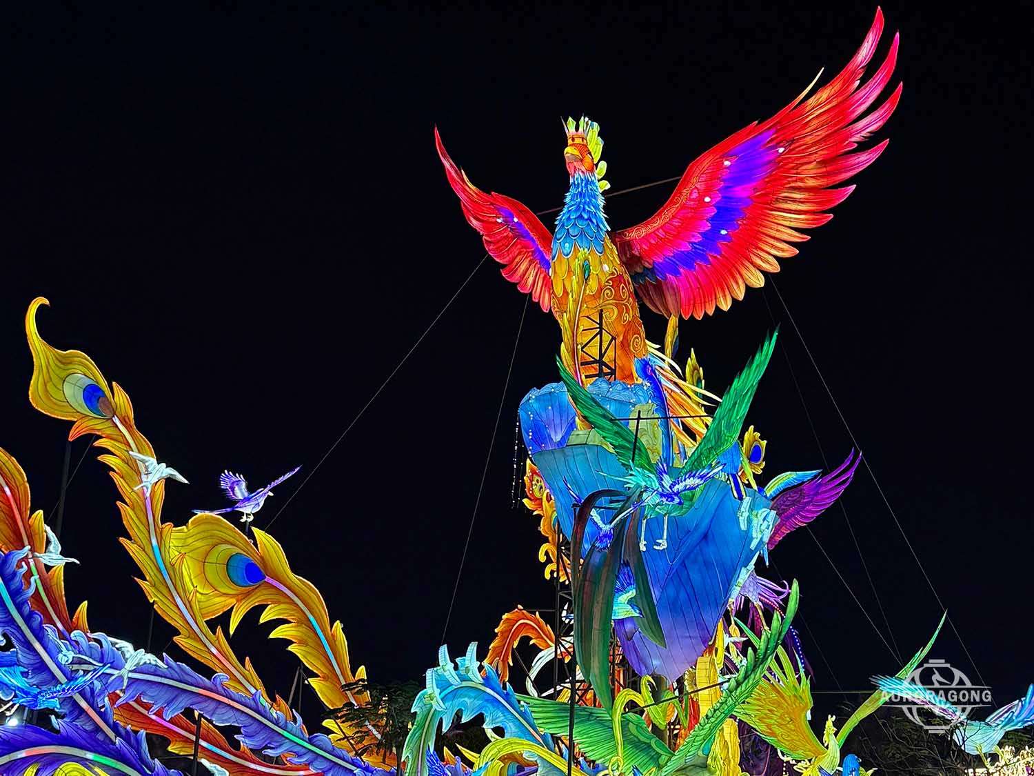 Mythical Phoenix Lantern for Festivals