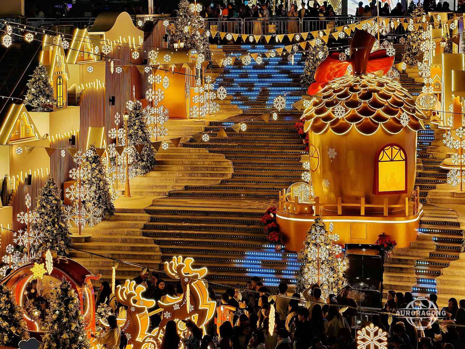 Christmas Light Installation for Shopping Malls