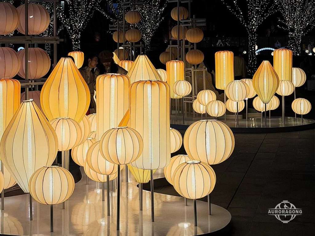 Fish lantern installation