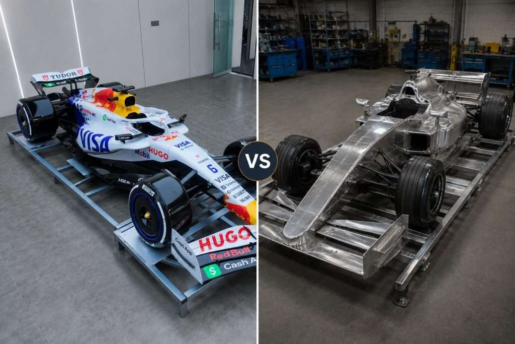 fiberglass vs metal F1 car mold