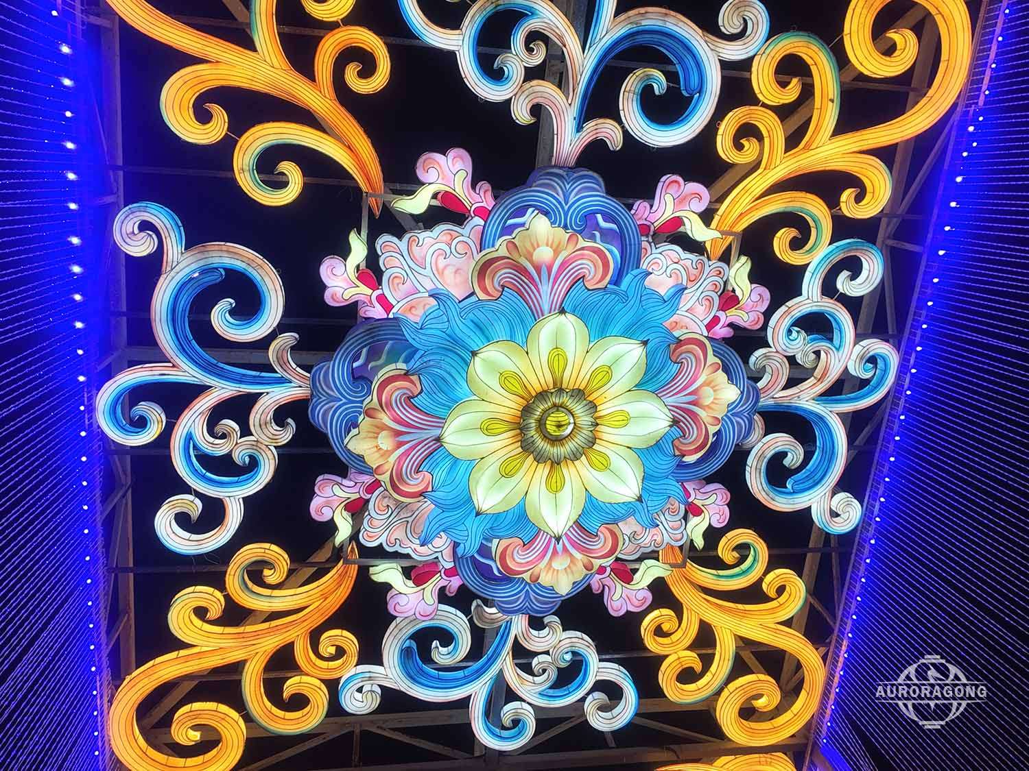 Classic Pattern Street Lantern for Festival