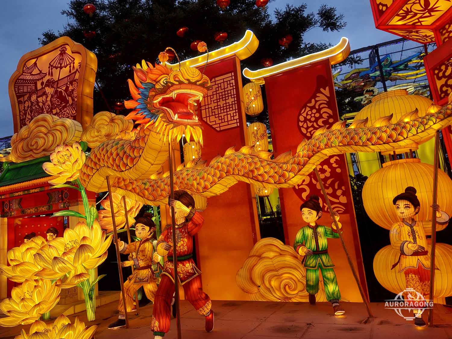 Custom Chinese Dragon Dance Lantern