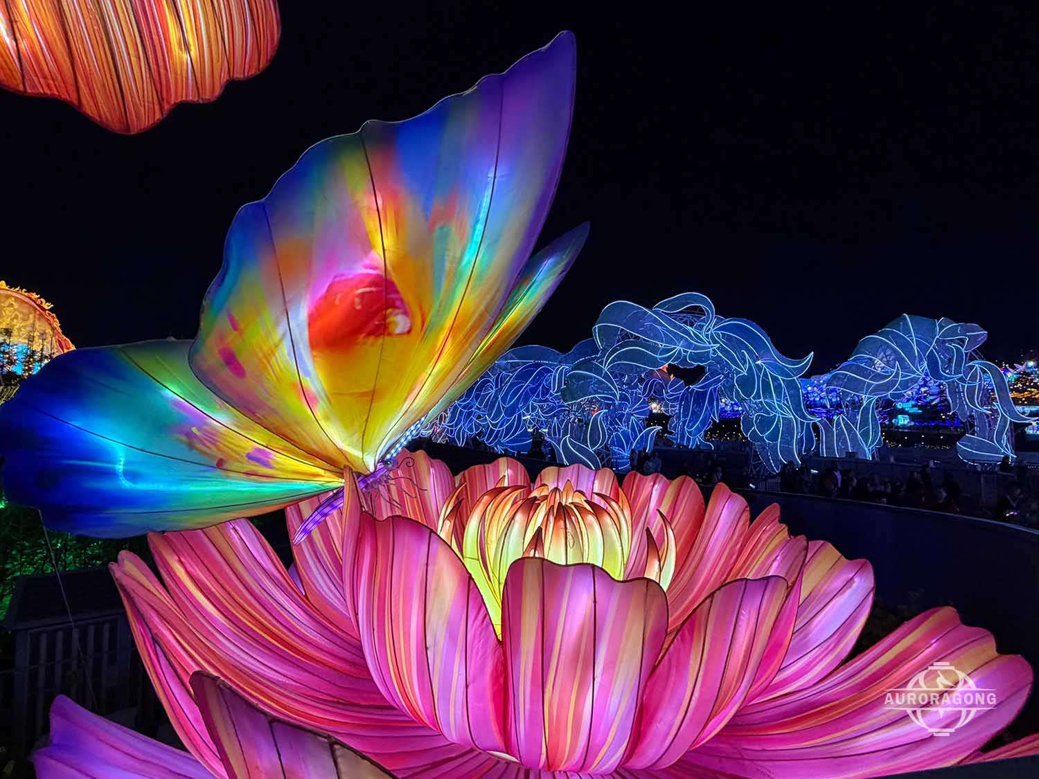 Butterfly Glowing Flower Lantern
