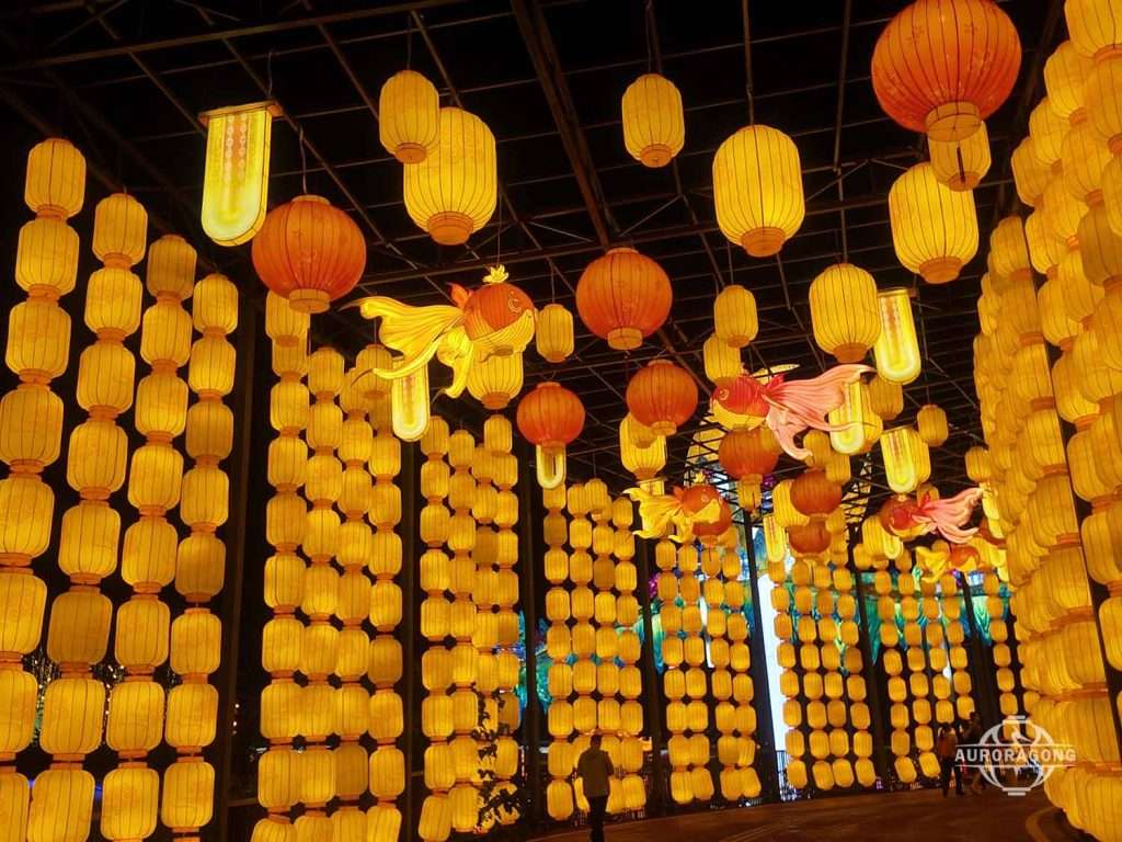 Custom Fish Lantern Tunnel