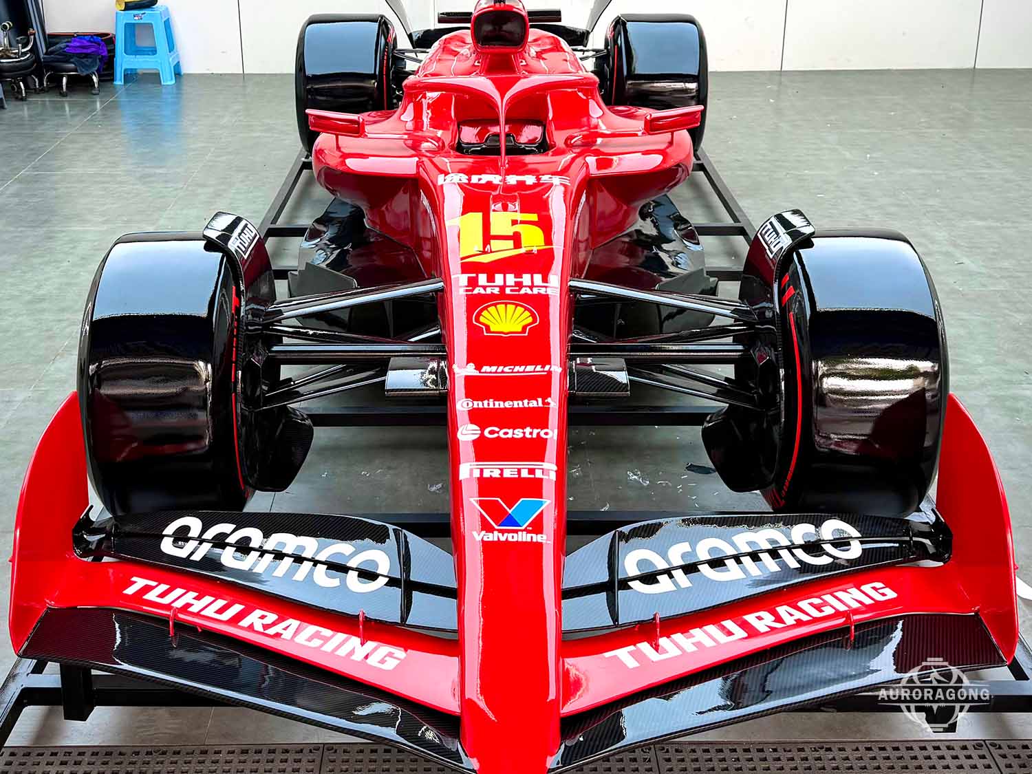Full-Scale Formula Racing Car