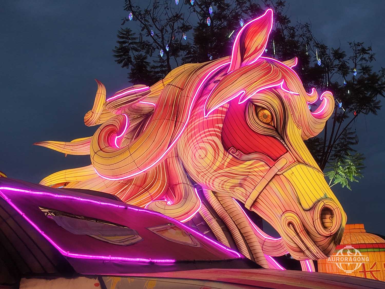 Custom Horse Lantern