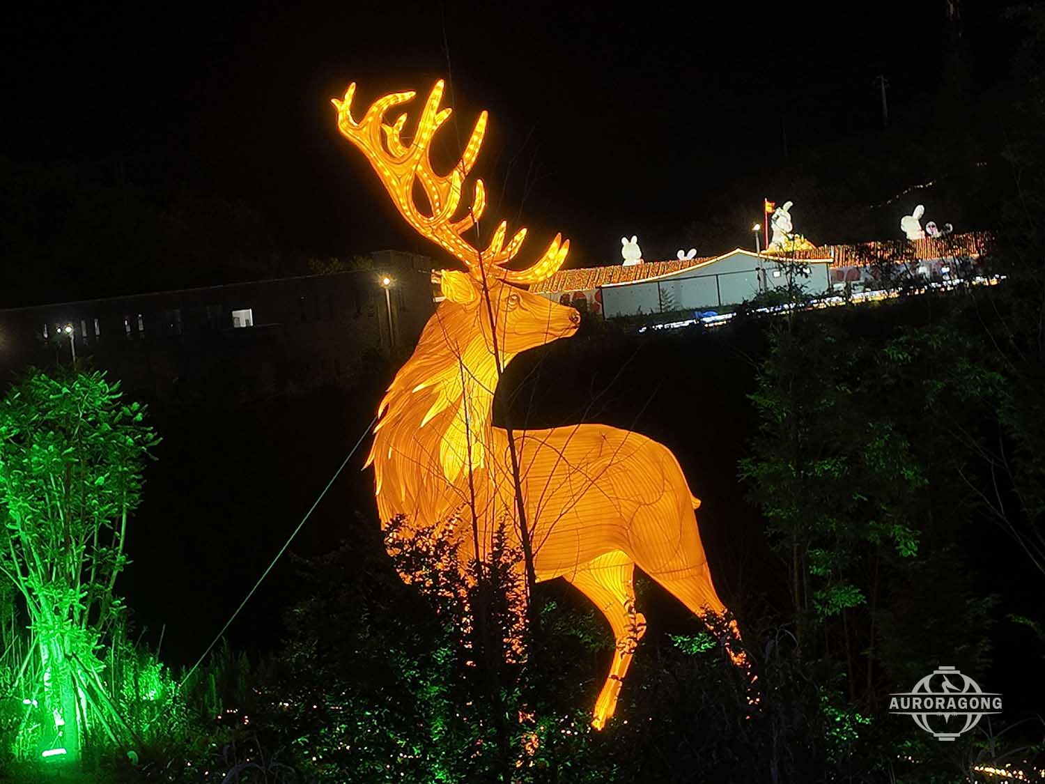 Moose Lantern for Theme Parks and Festivals